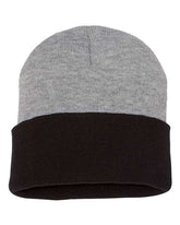 12" Color Blocked Cuffed Beanie - SP12T